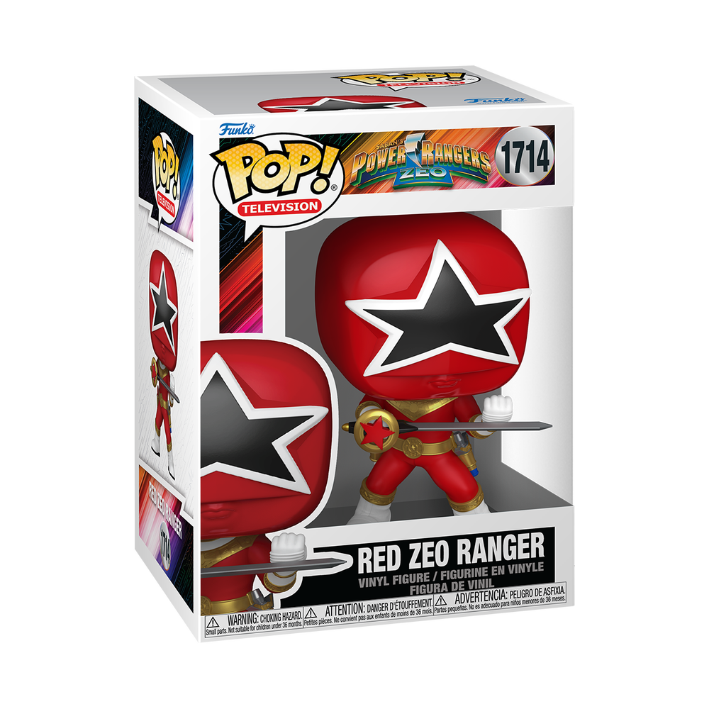 Power Rangers Red Zeo Ranger Funko Pop! Vinyl Bild 1