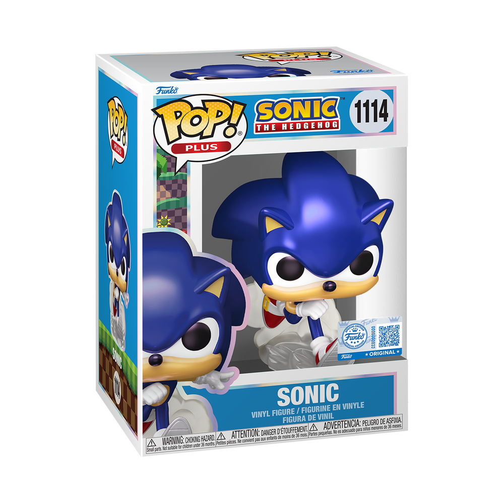 Sonic- Sonic (Pearlescent) Funko Pop! Vinyl Bild 1