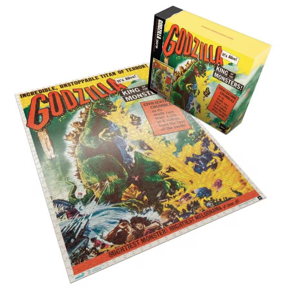 Super7 1000pc Godzilla King of the Monsters Puzzle (U.S. release one sheet poster) Bild 1