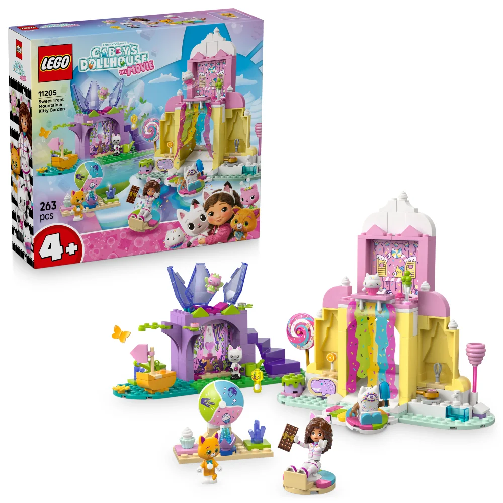 LEGO® Gabby’s Dollhouse Sweet Treat Mountain & Kitty Garden Pretend Play 11205 Bild 1