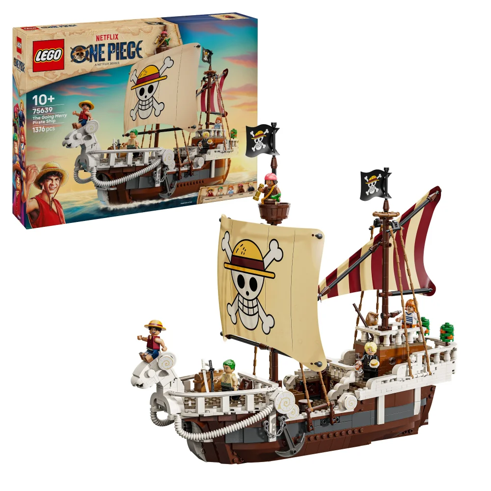 LEGO® ONE PIECE The Going Merry Pirate Ship, Boat Set Building Toy 75639 Bild 1