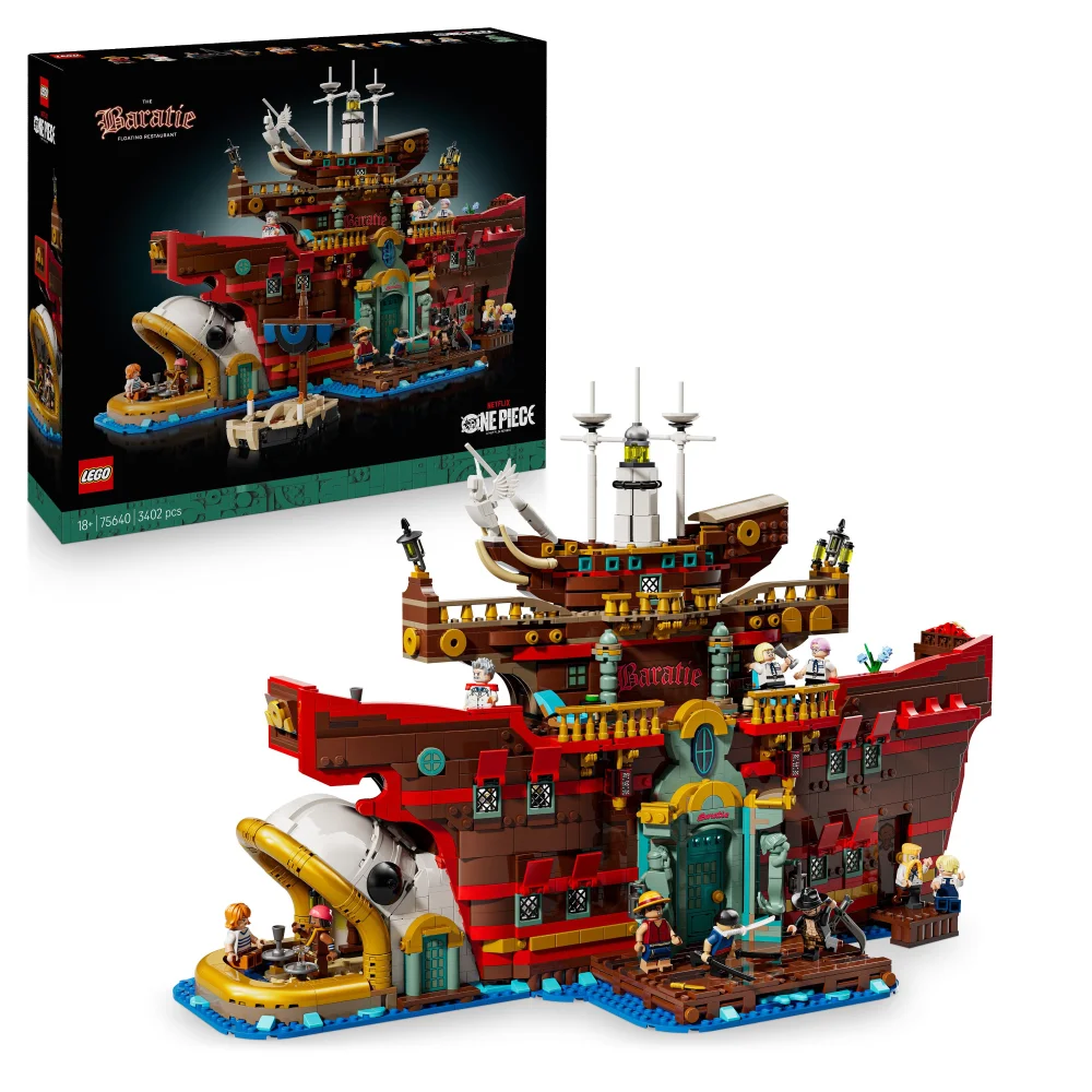 LEGO® ONE PIECE The Baratie Floating Restaurant, Anime Gift Model Kit 75640 Bild 1