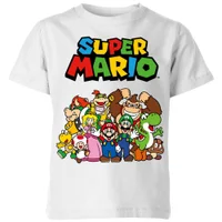 Nintendo Super Mario Squad Kids' T-Shirt - White