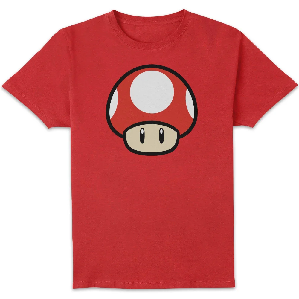 Nintendo Super Mario Power Up Mushroom Unisex T-Shirt - Red - S Bild 1