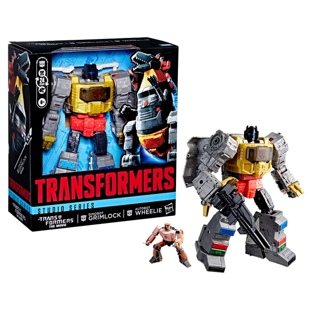 Hasbro Transformers Toys Studio Series The Transformers: The Movie Dinobot Grimlock 8.5" Action Figure, 8+