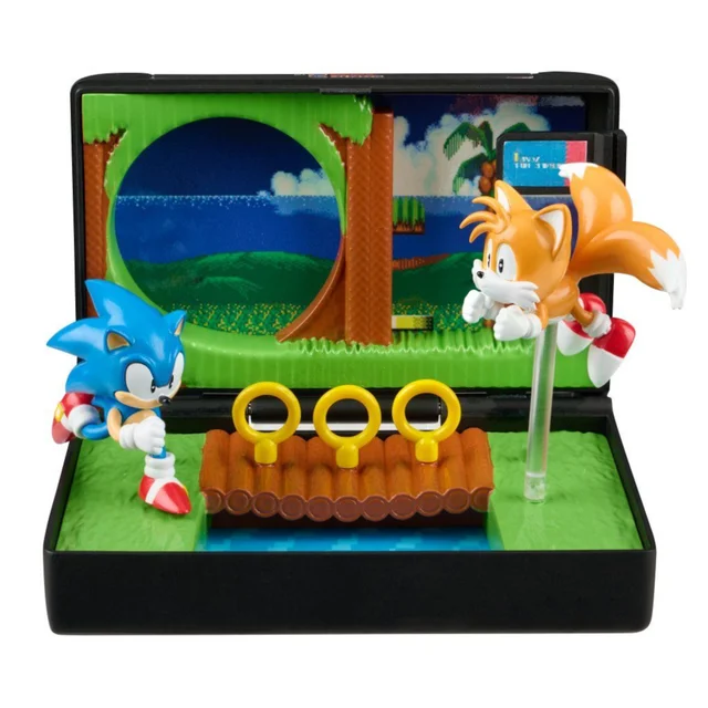 Console Heroes Sega Mega Drive Sonic The Hedgehog 2 Emerald Zone Diorama