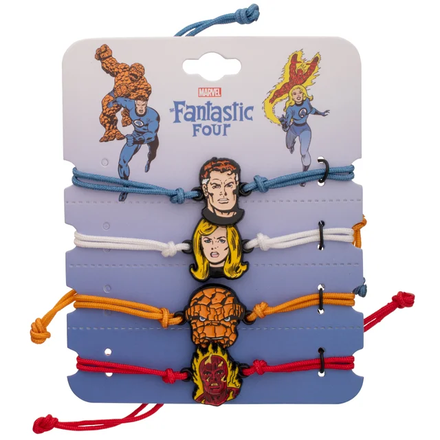 The Fantastic Four: First Steps Enamel Cord Bracelet Set