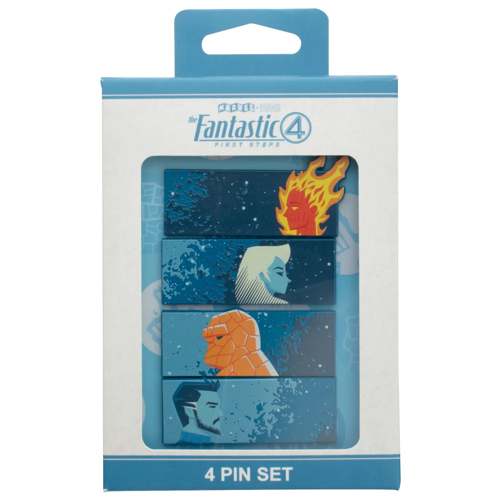 The Fantastic Four: First Steps Characters Pin Set Bild 1