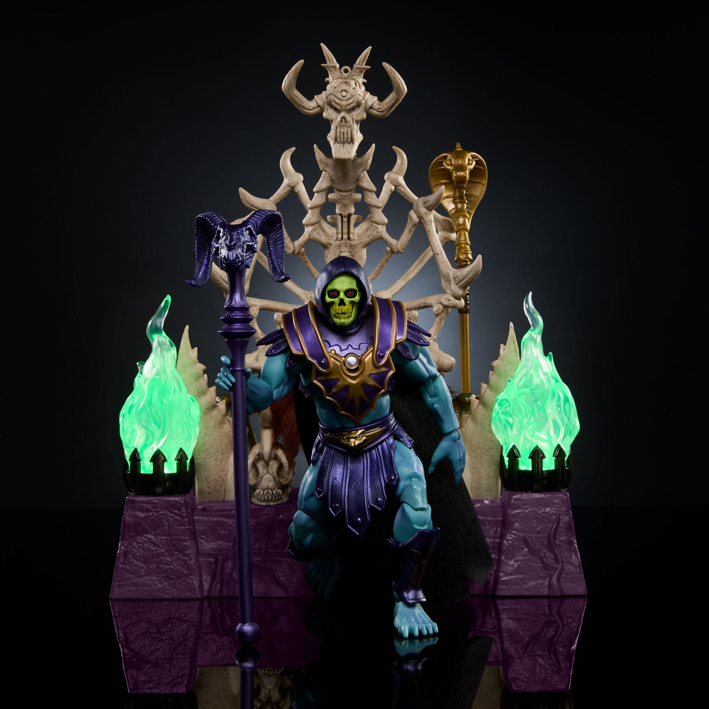 Masters of the Universe: New Eternia Masterverse Action Figure Skeletor & Throne 18 cm Bild 1