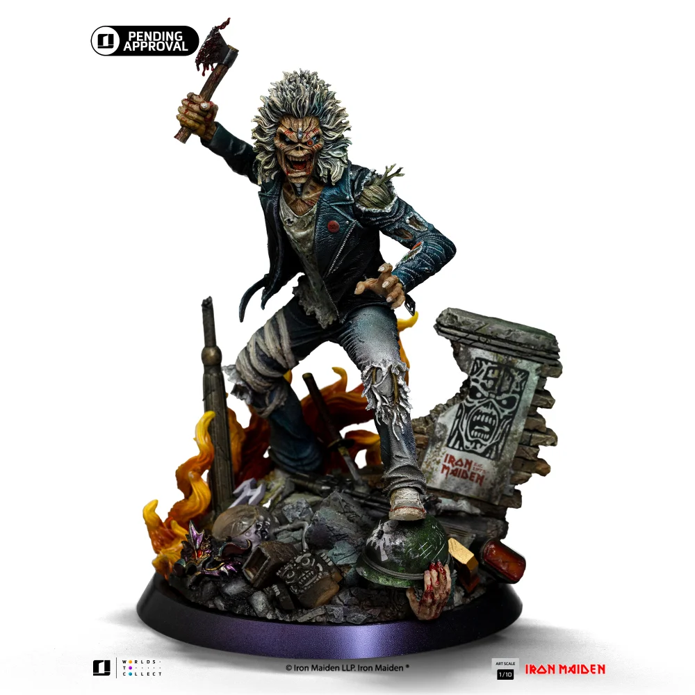 Iron Studios Iron Maiden Eddie 50th Year Anniversary Art Scale 1/10 Statue Bild 1