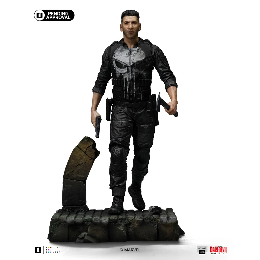 Iron Studios Daredevil: Born Again Punisher Art Scale 1/10 Statue Bild 1