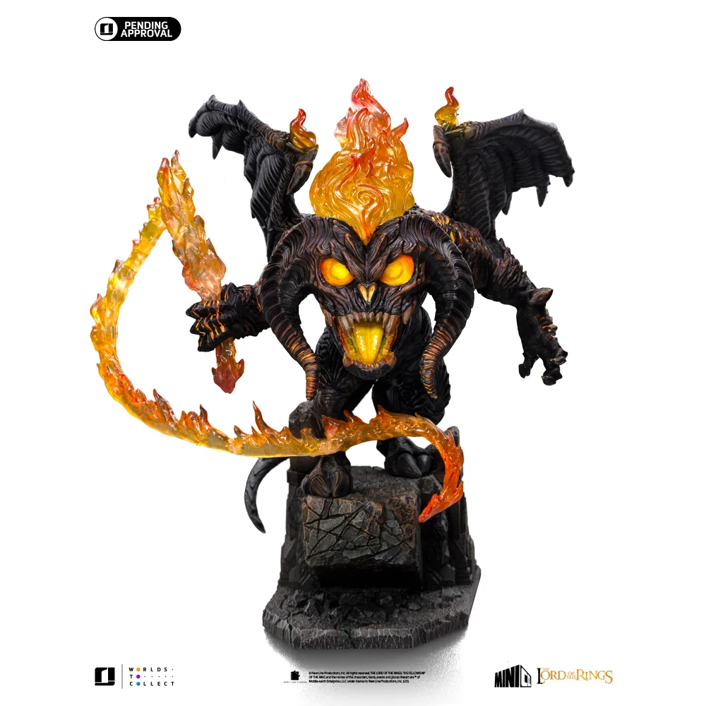 Iron Studios Lord of the Rings Balrog MiniCo Statue Bild 1