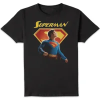 DC Comics Superman Man Of Steel Unisex T-Shirt - Black