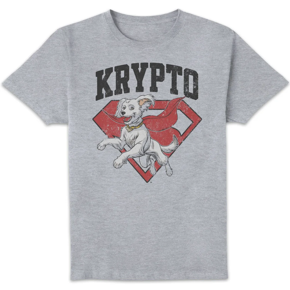 DC Comics Superman Krypto Unisex T-Shirt - Grey - S Bild 1