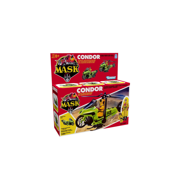 Mask Condor 5inch Vehicle with Chopper 1/24 Scale Figure Set