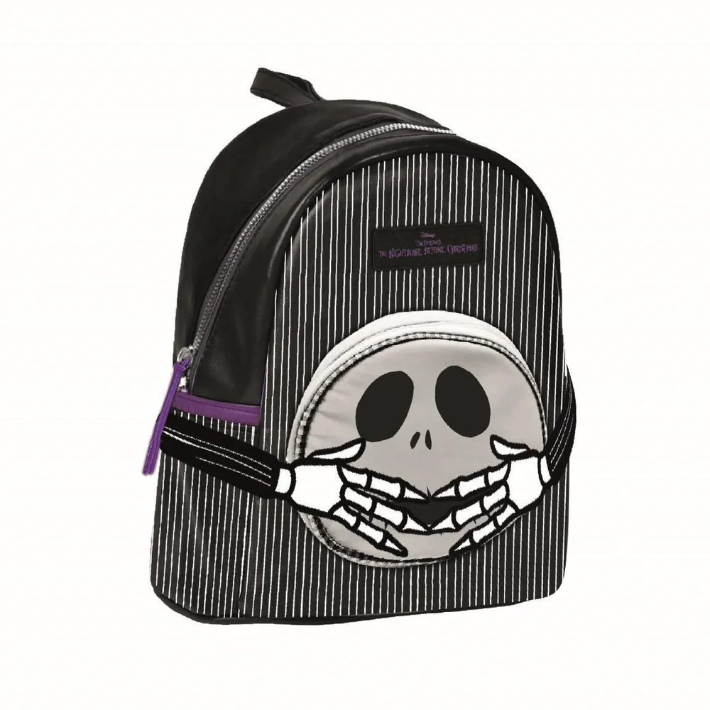 Nightmare Before Christmas Jack Faux Leather Casual Fashion Backpack Bild 1
