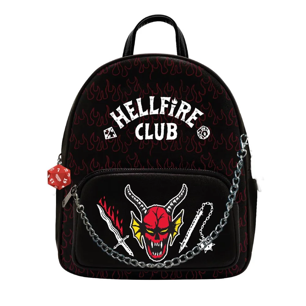 Stranger Things Faux Leather Casual Travel Backpack Bild 1