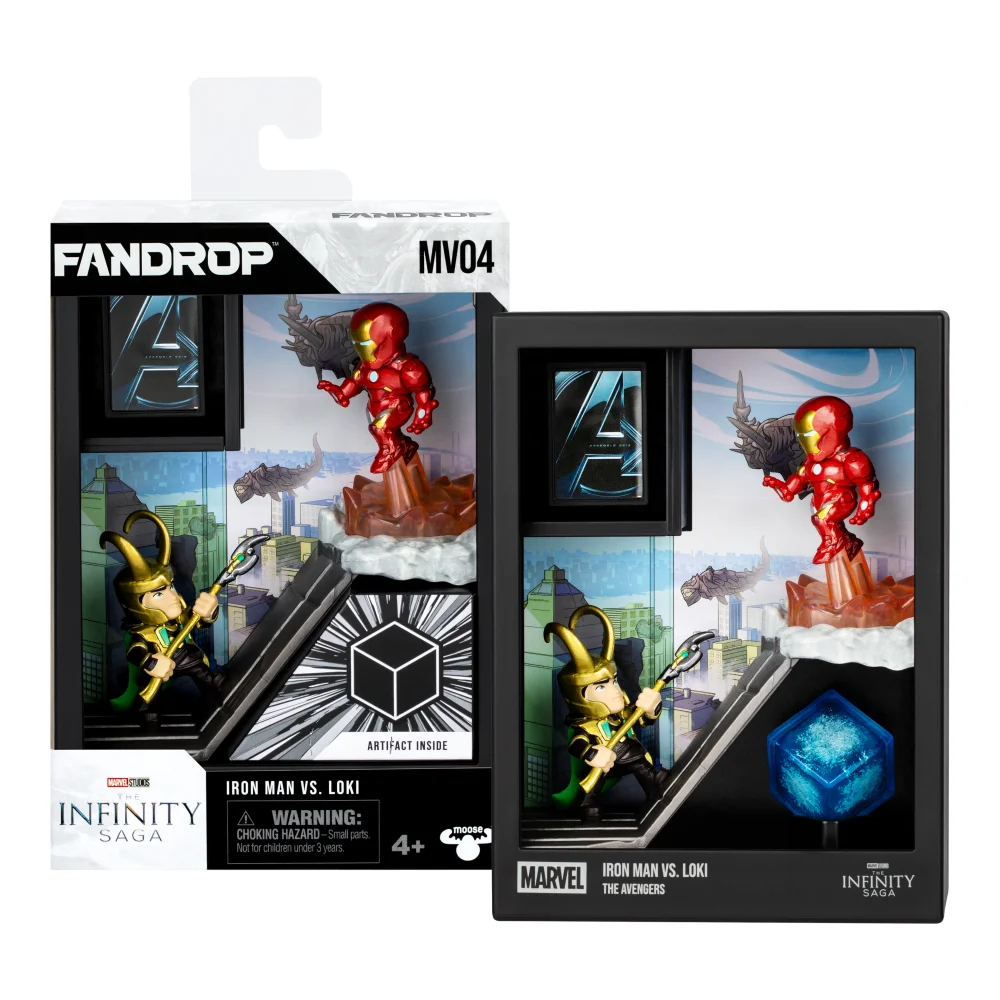 Fandrop Marvel Wave 1 Figure 2 Pack Iron Man Vs Loki Bild 1