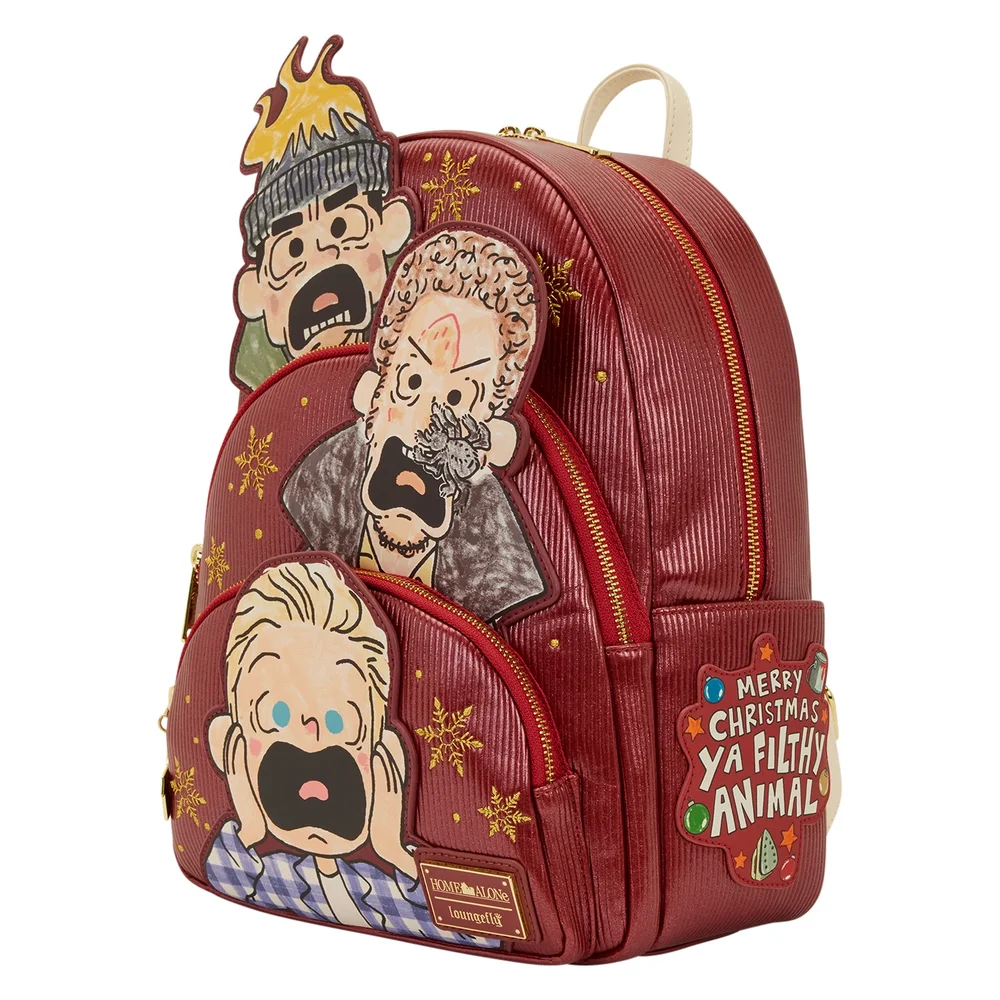 Loungefly Home Alone Triple Pocket Mid-Size Backpack Bild 1