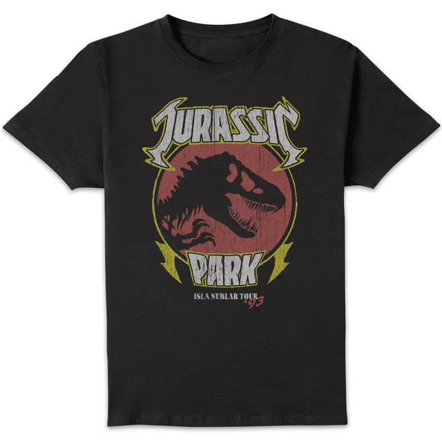 Jurassic Park Rocks JP Band Tee Unisex T-Shirt - Black