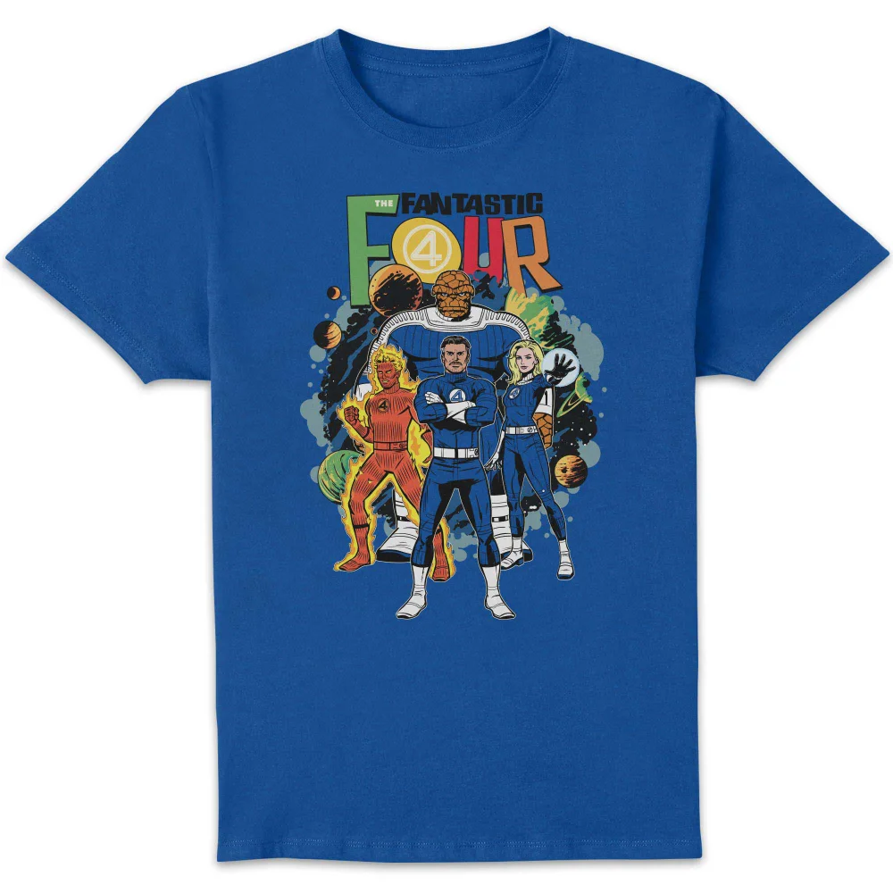Marvel Fantastic Four Universe Unisex T-Shirt - Blue - L Bild 1