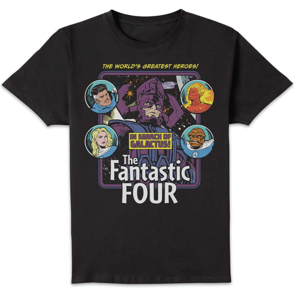 Marvel Fantastic Four In Search Of Galactus Unisex T-Shirt - Black - S Bild 1
