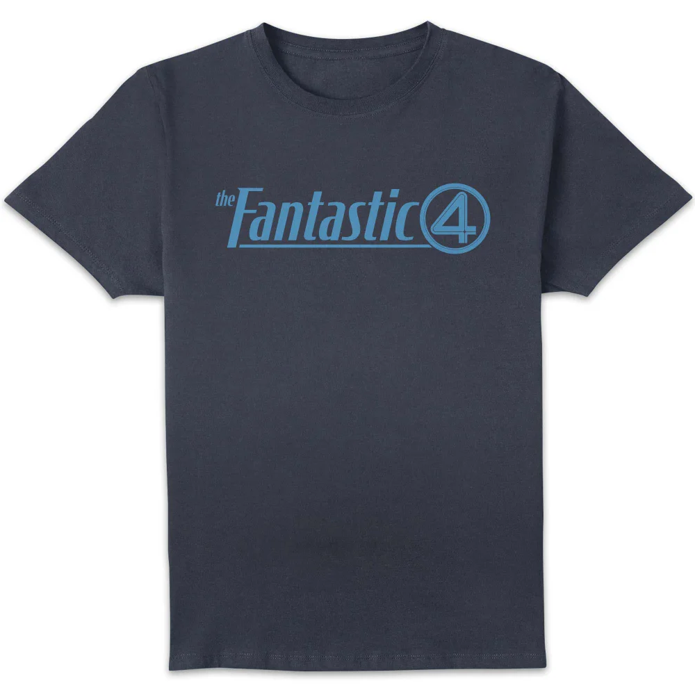 Marvel Fantastic Four Core Logo Unisex T-Shirt - Navy - S Bild 1