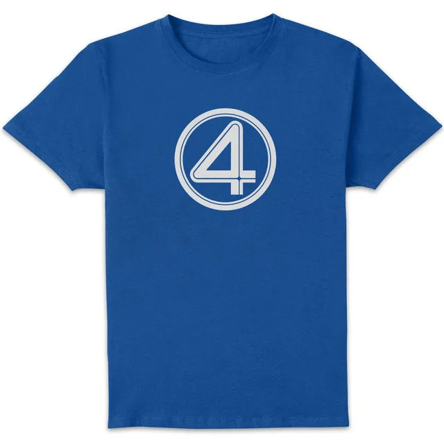 Marvel Fantastic Four Symbol Unisex T-Shirt - Blue