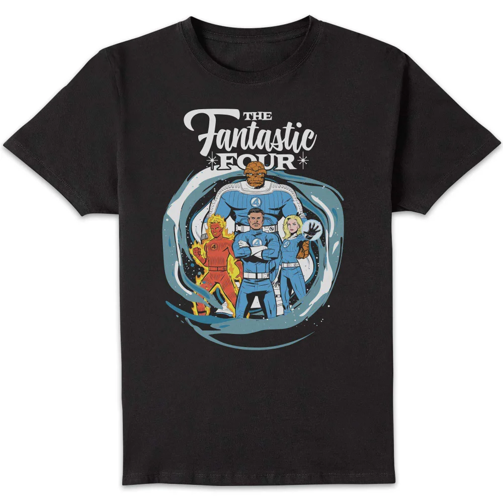 Marvel Fantastic Four Team Portal Unisex T-Shirt - Black - S Bild 1