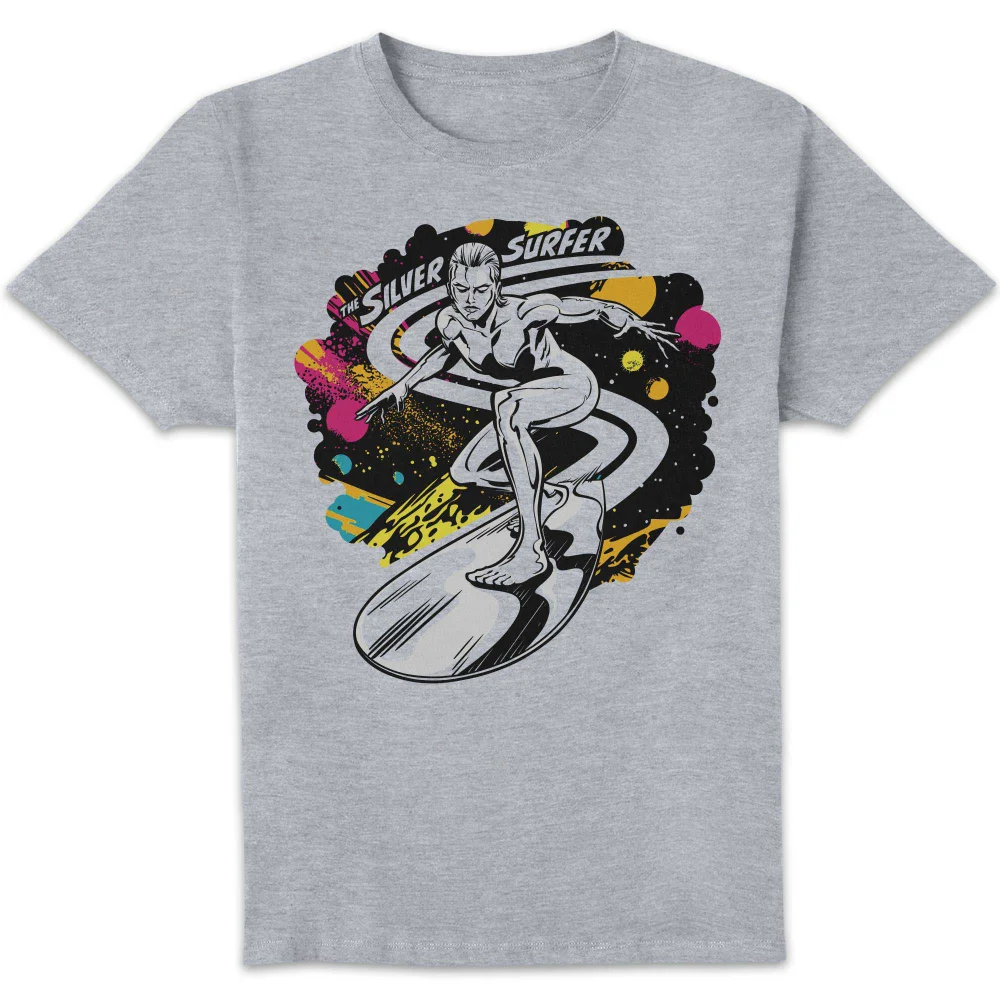 Marvel Fantastic Four Silver Surfer Unisex T-Shirt - Grey - 5XL Bild 1