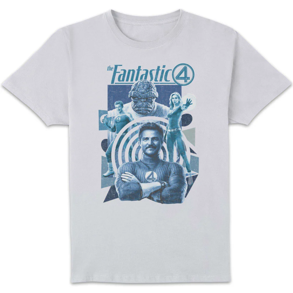 Marvel Fantastic Four Group Pose Unisex T-Shirt - White - S Bild 1