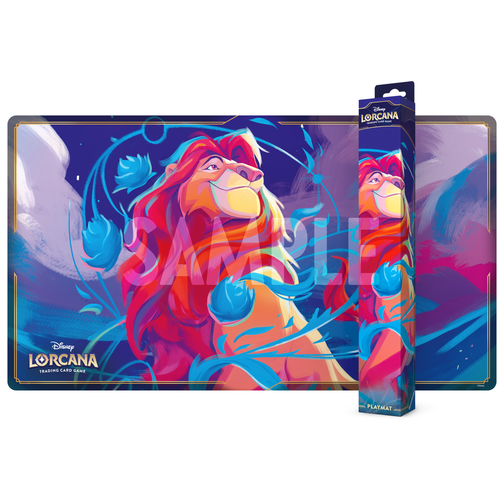 Disney Lorcana Trading Card Game Fabled Mufasa Playmat Bild 1