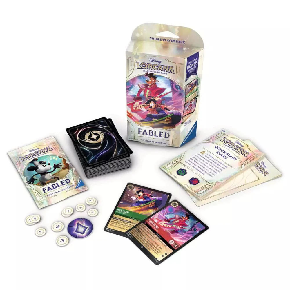 Disney Lorcana Trading Card Game Fabled Starter Deck A Bild 1