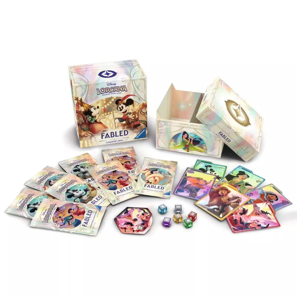 Disney Lorcana Trading Card Game Fabled Illumineer's Trove Set Bild 1
