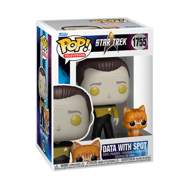 Star Trek Data w/ Spot Pop&Buddy Funko Pop Vinyl