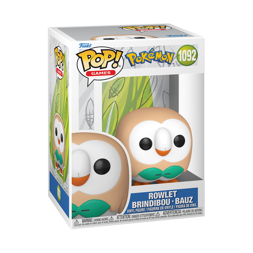Pokemon Rowlet Funko Pop Vinyl Bild 1