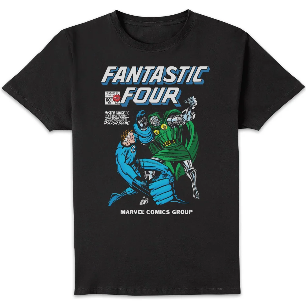 Marvel Fantastic Four Mister Fantastic Vs Doctor Doom Unisex T-Shirt - Black - S Bild 1