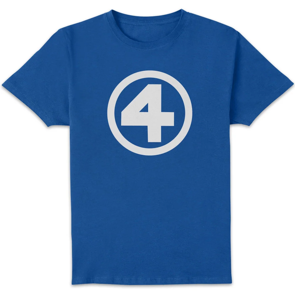 Marvel Fantastic Four Classic Symbol Unisex T-Shirt - Blue - S Bild 1
