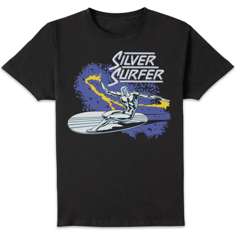 Marvel Fantastic Four Silver Surfer Unisex T-Shirt - Black - M Bild 1