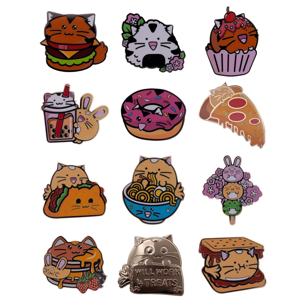 Fuzzballs Mystery Pin Badge CDU Containing 12 Blind Boxes Bild 1