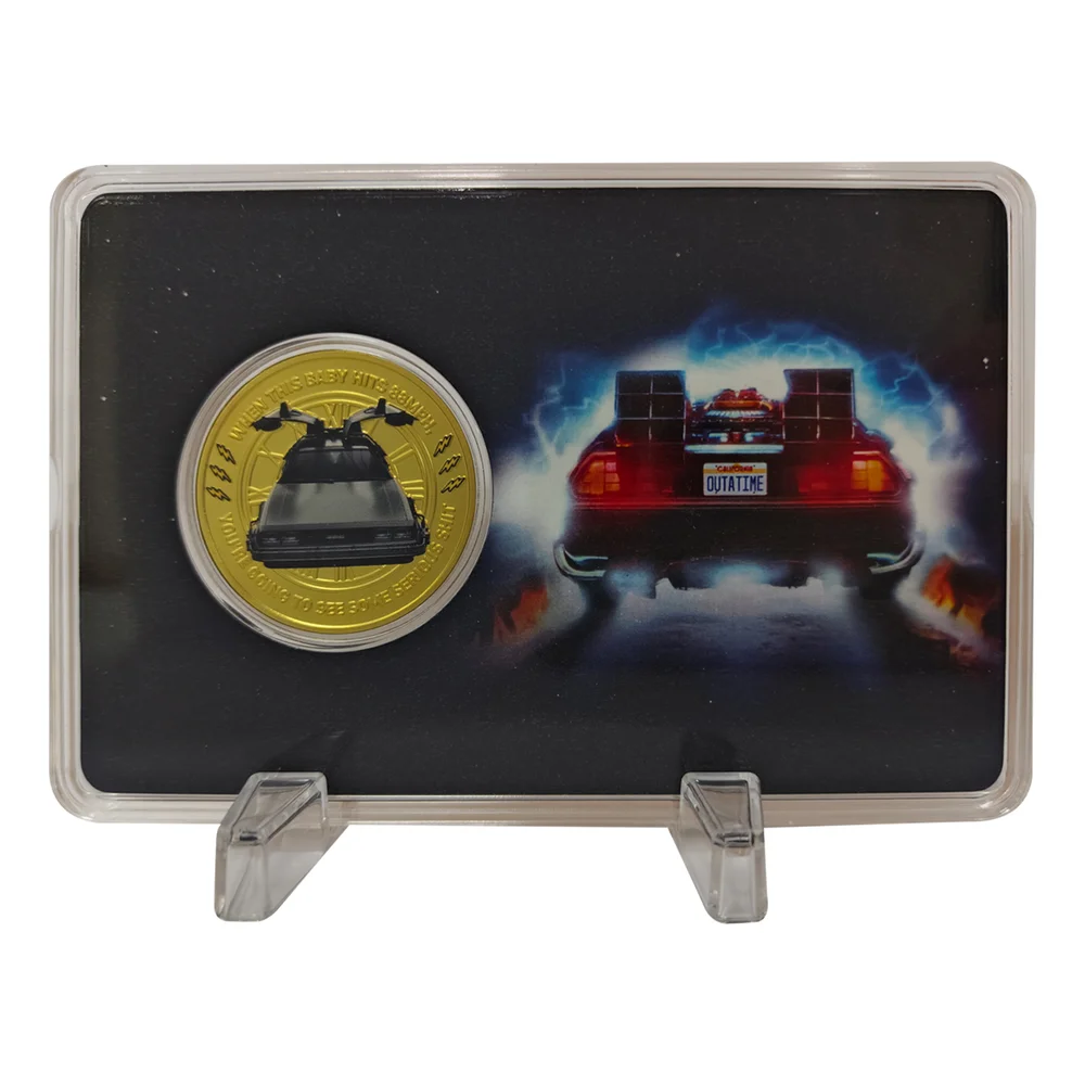 Back to the Future 40th Anniversary Presentation Coin Bild 1