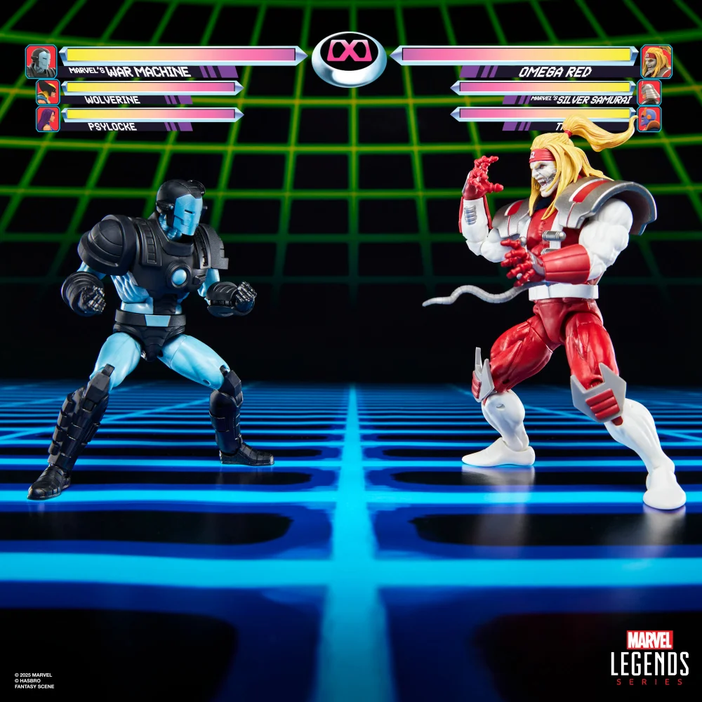 Hasbro Marvel Legends Series Gamerverse Marvel's War Machine vs Marvel's Omega Red Action Figures Bild 1