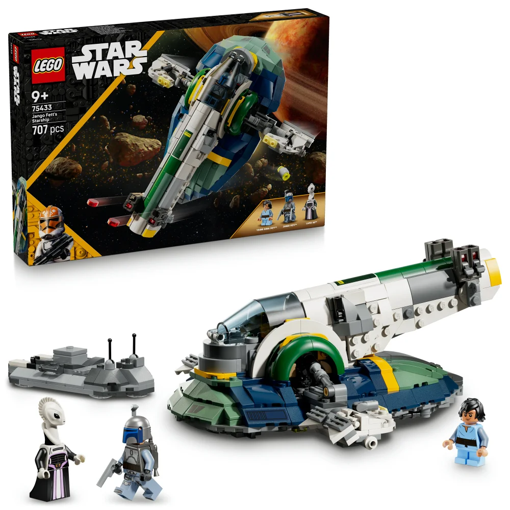 LEGO Star Wars Jango Fett’s Starship Building Toy Set 75433 Bild 1