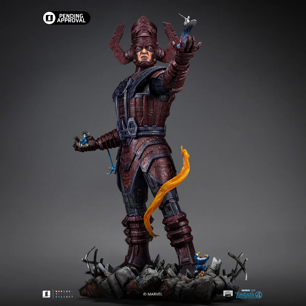 Iron Studios Fantastic Four Galactus Battle Diorama Demi Art Scale 1/20 Scale Statue Bild 1
