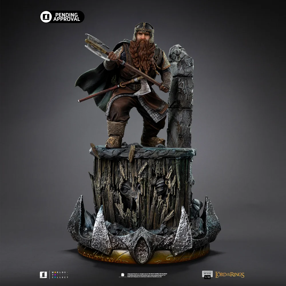 Iron Studios The Lord of the Rings Gimli Unleashed Art Scale 1/10 Scale Statue Bild 1