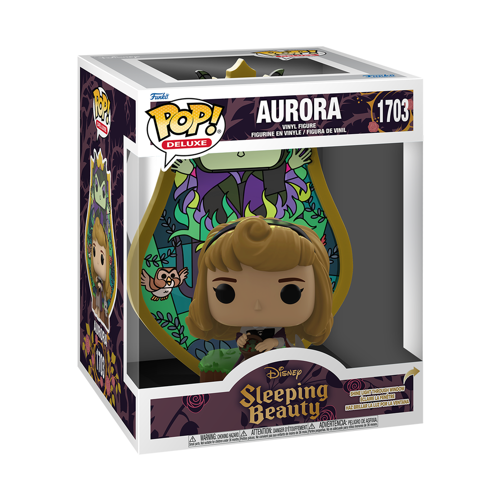 POP! Deluxe: Sleeping Beauty – Aurora (Glass) Funko POP! Vinyl Bild 1
