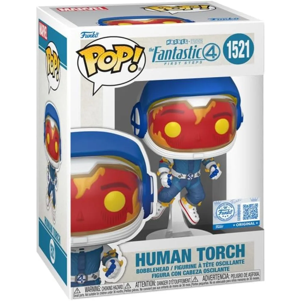 Funko Pop! Marvel Figure Funko POP Fantastic Four People Torch Astronaut Bild 1