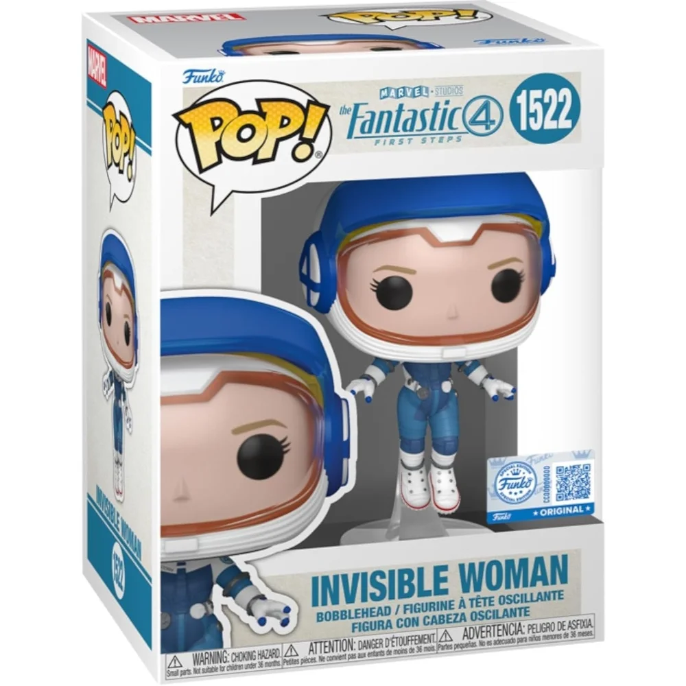 Marvel Funko Pop Fantastic Four Invisible Woman Astronaut Bild 1