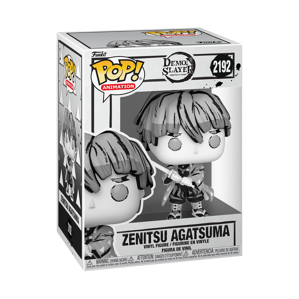 POP! Animation: Demon Slayer – Zenitsu (Sumi-Ink) Funko POP! Vinyl Bild 1