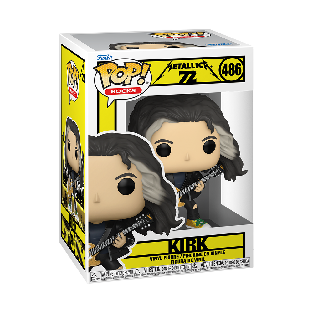 POP Rocks Metallica Kirk Funko POP Vinyl Bild 1
